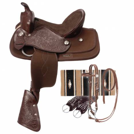 King Series Blaze Synthetic Pony Saddle Package