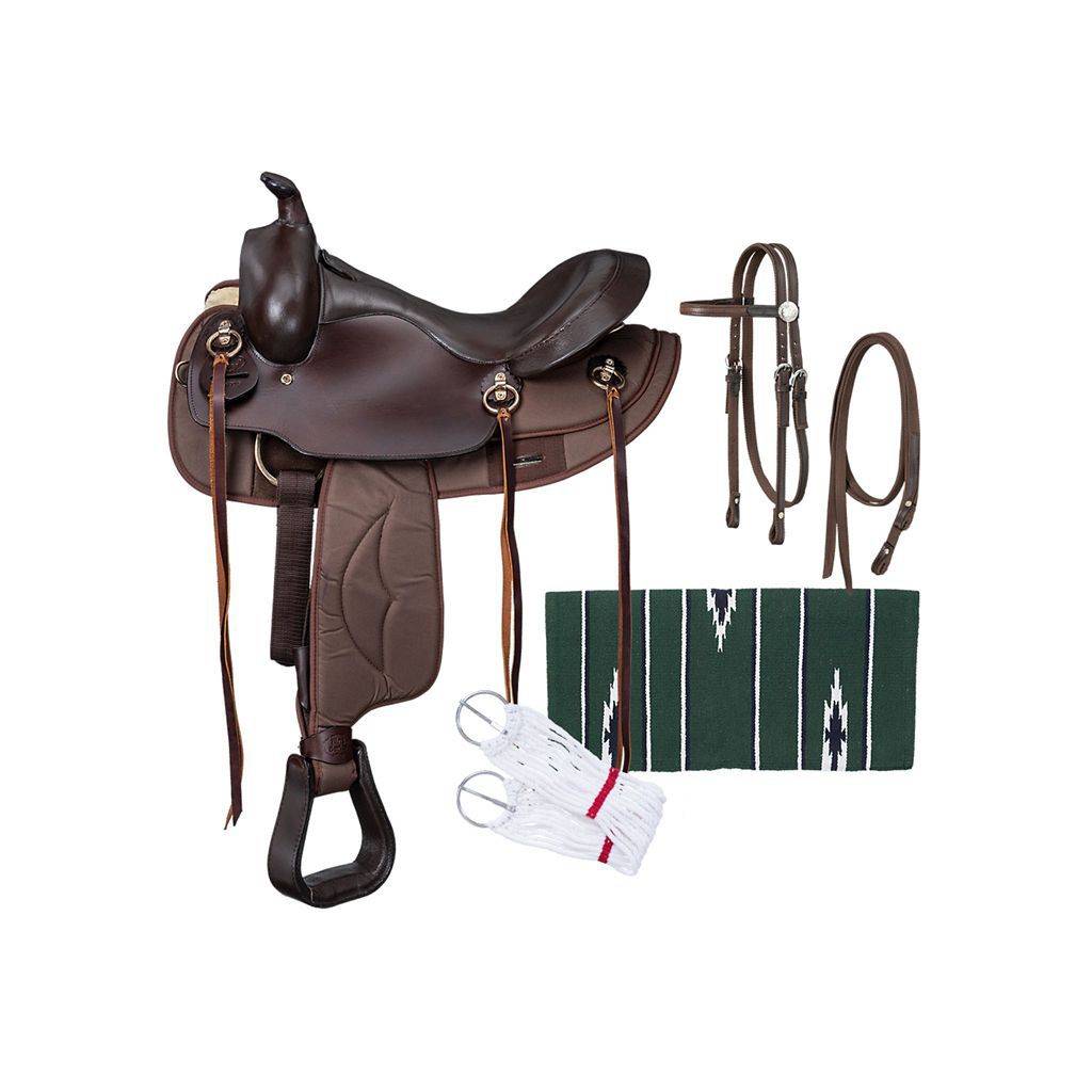 King Series Synthetic Gaited Round Skirt Saddle Package