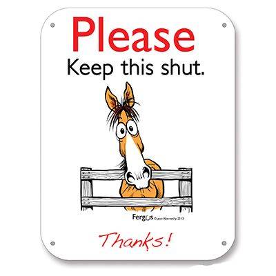 Fergus Stall Sign