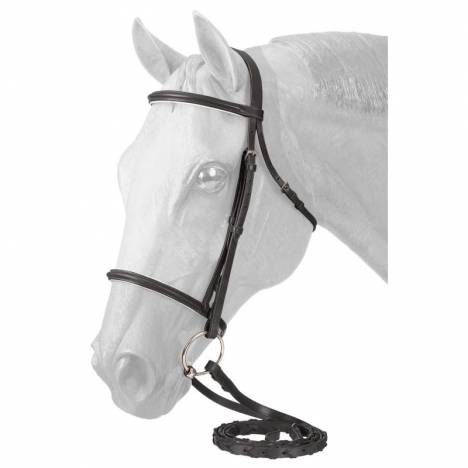 EquiRoyal Padded Noseband Snaffle Bridle