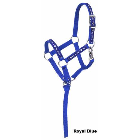 Tough-1 Nylon I Love My Mini Miniature Halter