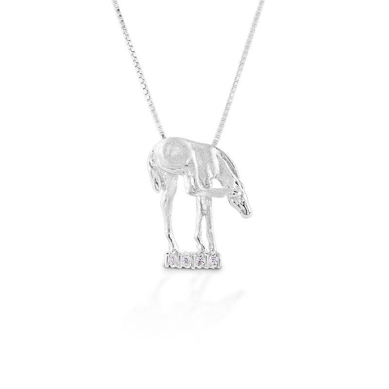 Kelly Herd Scratching Foal Pendant