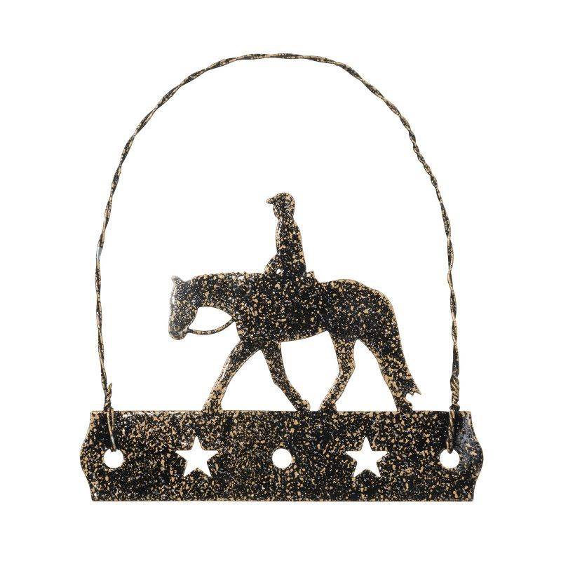 Tough1 Equine Motif Ornament With Glitter Finish