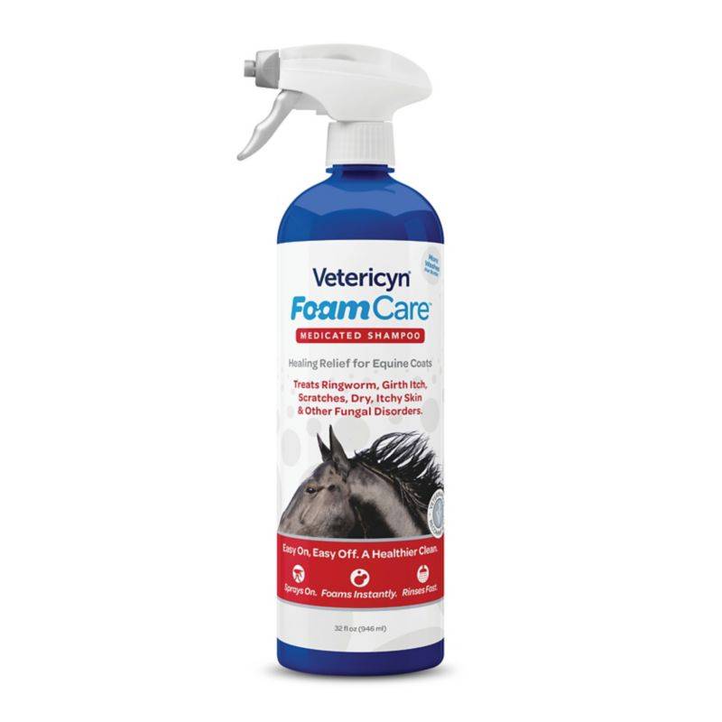 Vetericyn Foamcare Equine Medicated Shampoo