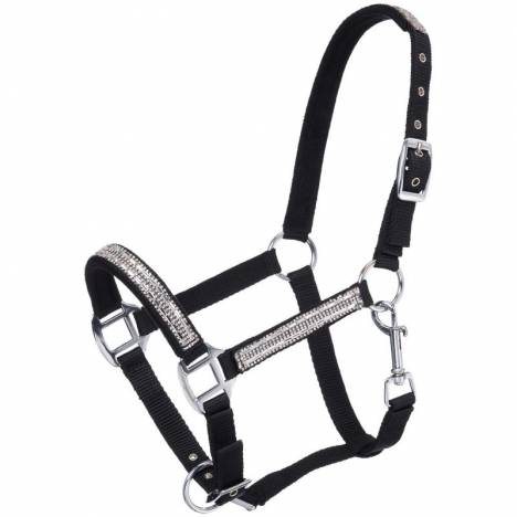 Tough-1 Miniature Adjustable Crystal Overlay Nylon Halter