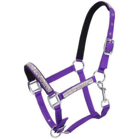 Tough-1 Miniature Adjustable Crystal Overlay Nylon Halter