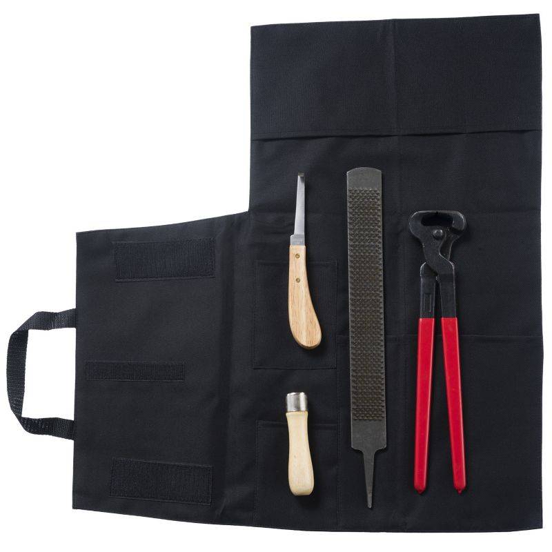 Tough1 4-Piece Hoof Trim Kit with Bag