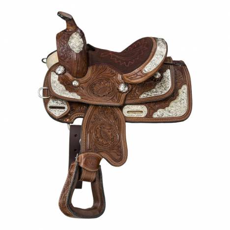 Tough1 Miniature Mccoy Trail Saddle With Silver Accents