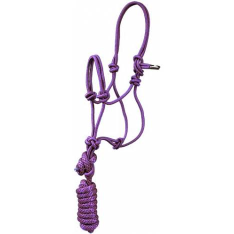 Mustang Pony/Miniature Economy Mountain Rope Halter with Lead