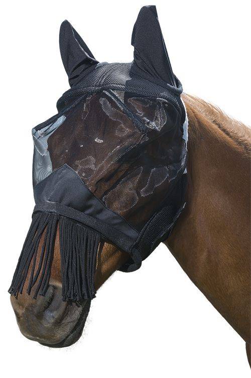 Tough1 Deluxe Comfort Mesh Fly Mask With String Nose