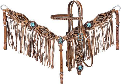 Tough1 Selena Browband Headstall and Breastcollar Set