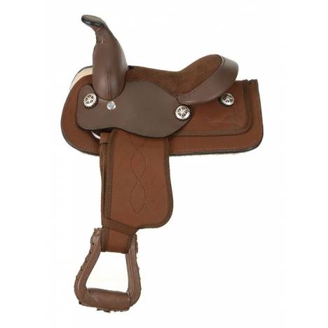 King Series Miniature Synthetic Western Saddle