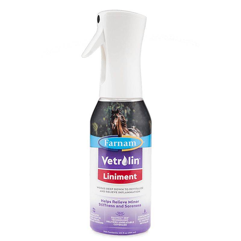 Farnam Vetrolin Liniment Equiveil Spray 360