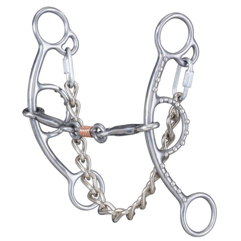 Tough1 Sweet Iron 3 Piece Short Shank Gag Snaffle