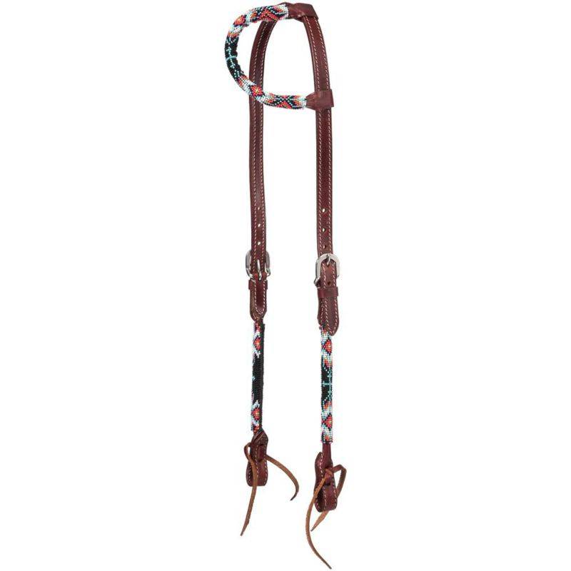Tough1 Beaded Cross Ear Headstall