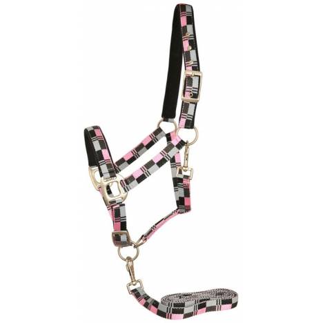 Gatsby Terra Fleece Padded Nylon Halter with Matching Lead