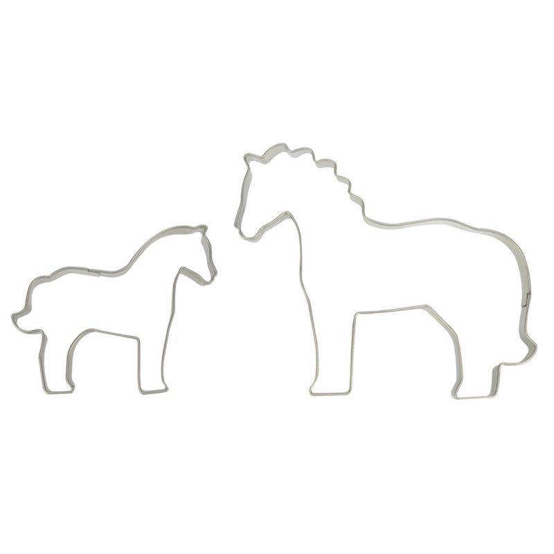Kelley Mare & Foal Gingerbread Stable Cookie Cutter Set