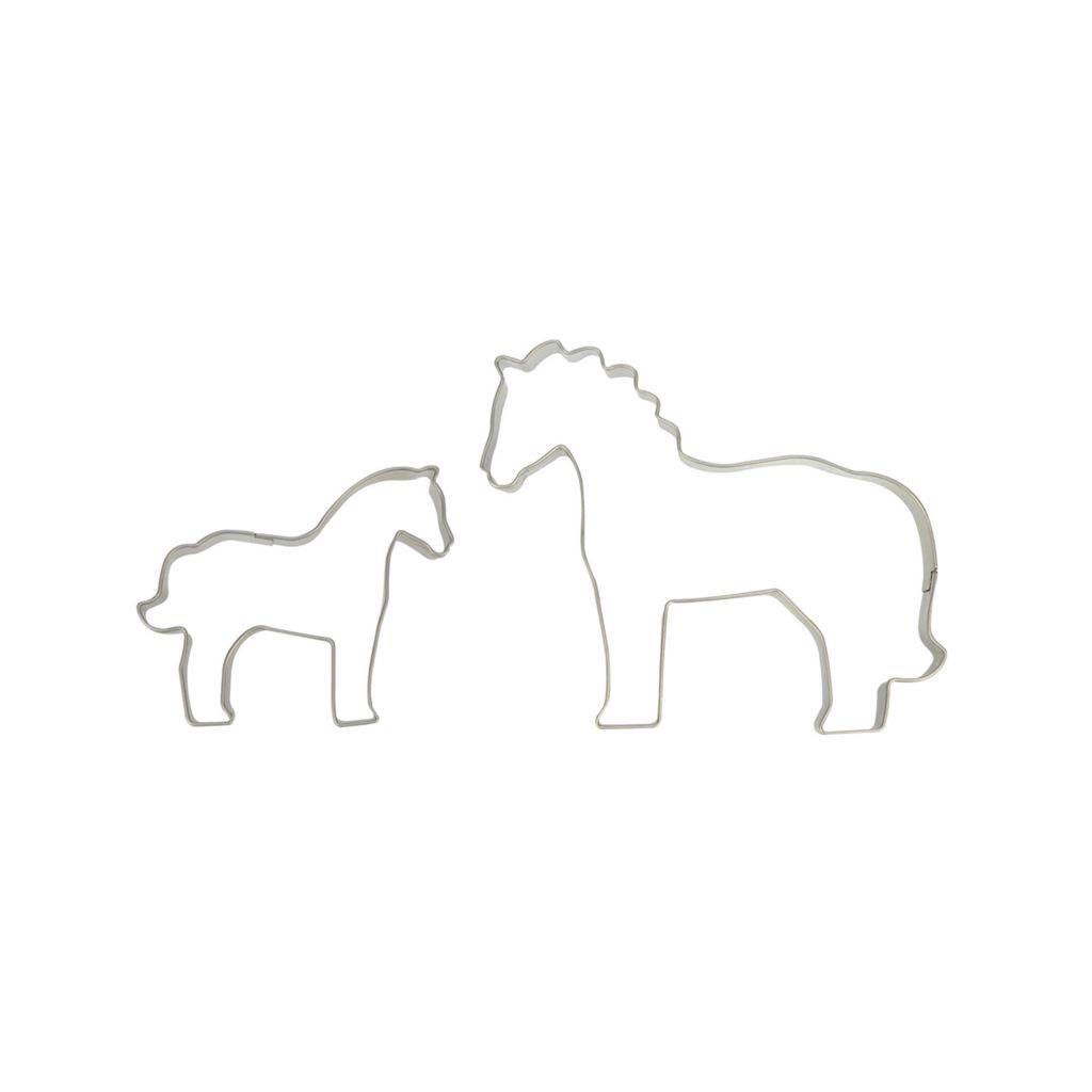 Kelley Mare & Foal Gingerbread Stable Cookie Cutter Set