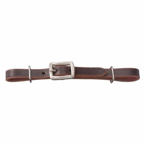 Tough-1 Miniature Flat Leather Curb Strap