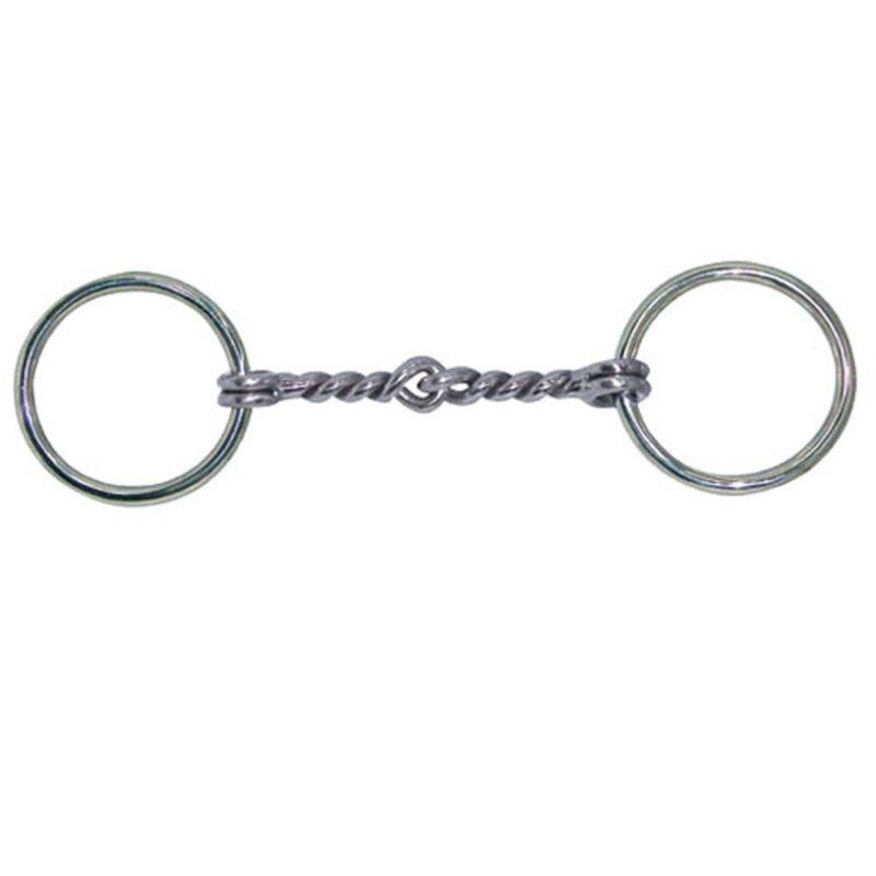 Miniature Loose Ring Malleable Iron Twisted Wire Mouth Bit