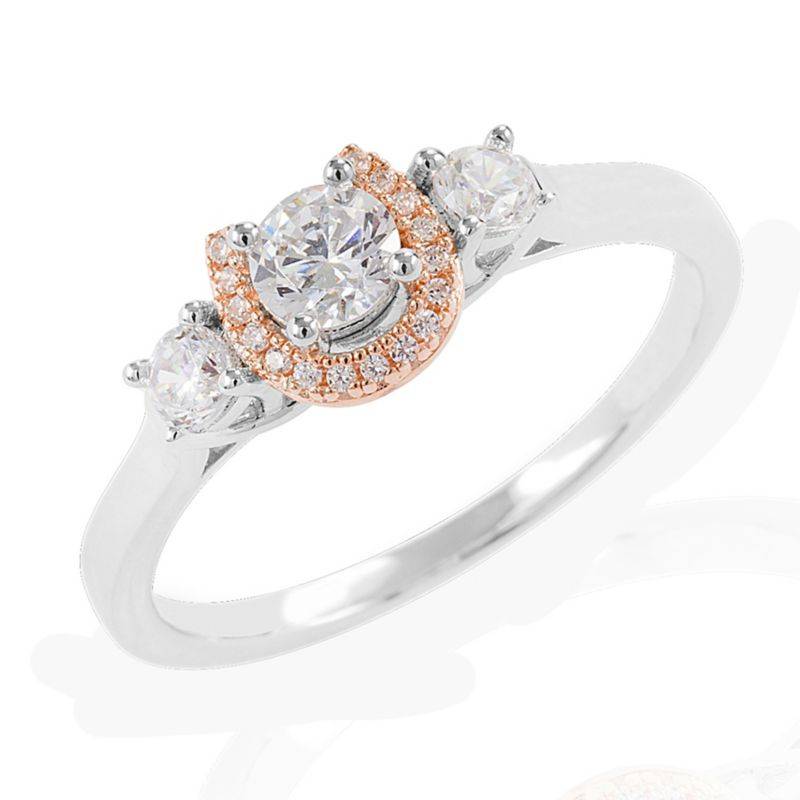 Kelly Herd Dancing Stone Horseshoe Dangle Pendant - Sterling Silver