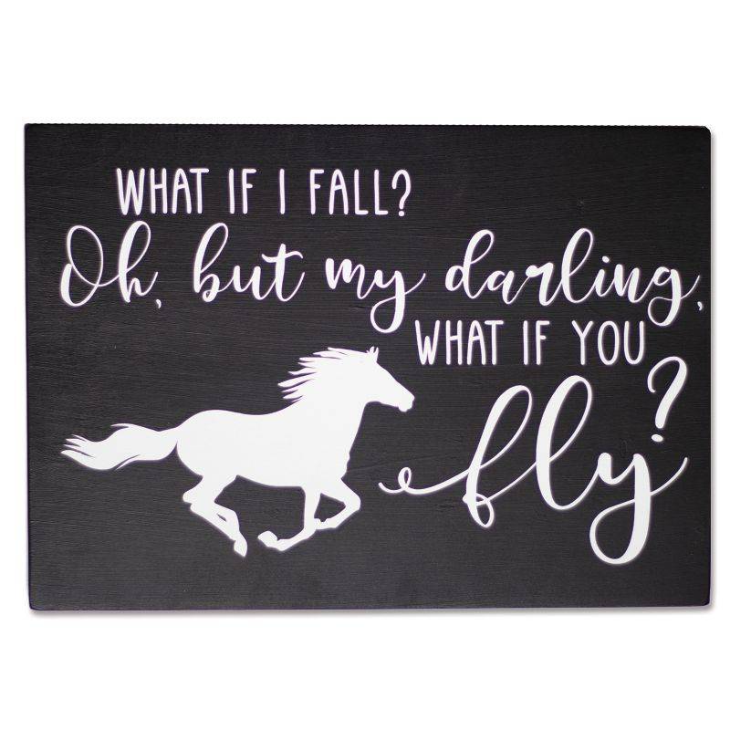 What if I Fall? Oh But My Darling What if You Fly? Wall Decor
