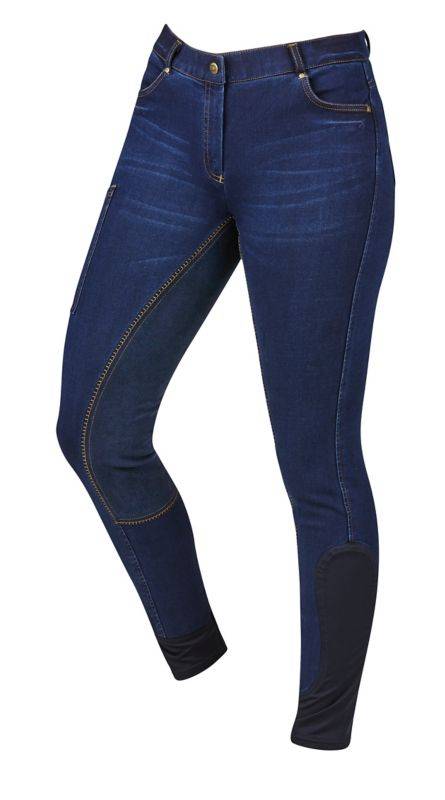 Dublin Ladies Shona Full Suede Seat Denim Breeches