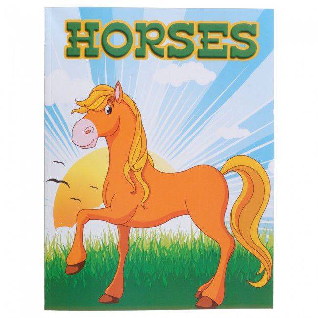 Horses Coloring Book 2 Pack