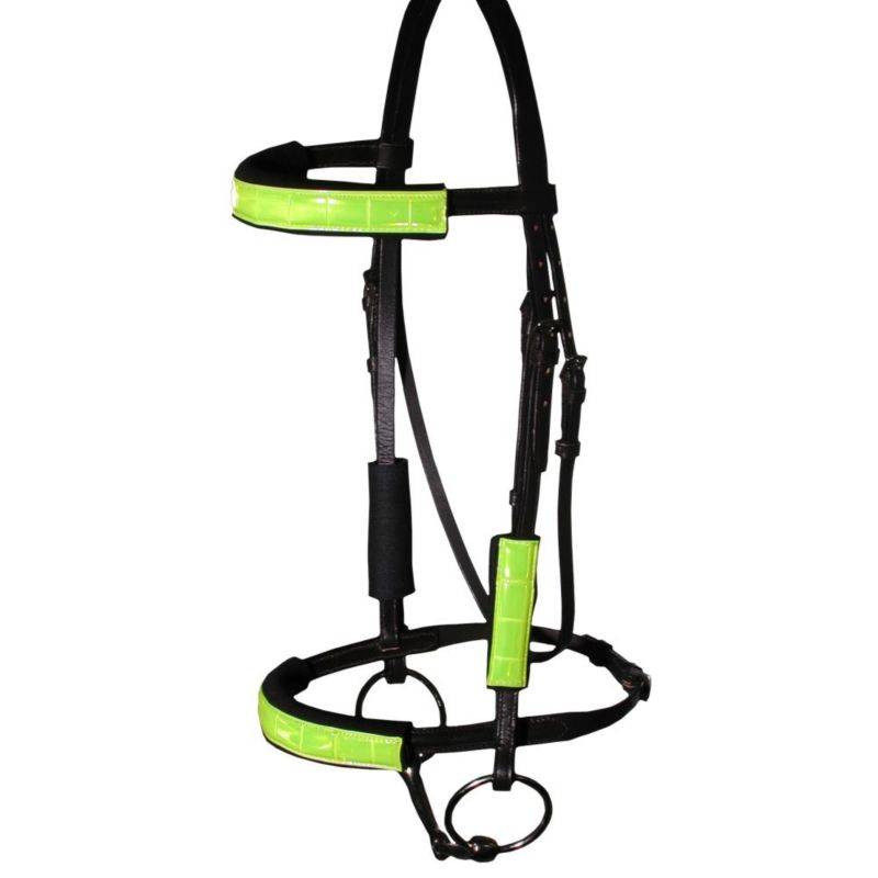 Tough1 Reflective 4-piece Halter/Bridle Tubing Kit