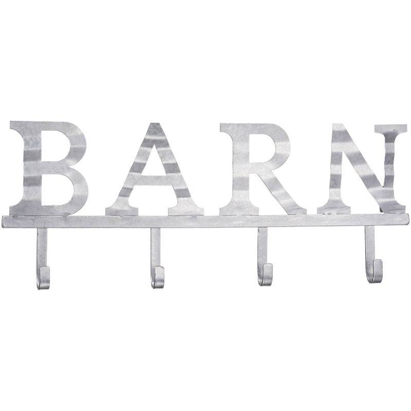 Gift Corral Corrugated Metal 4 Hook Sign