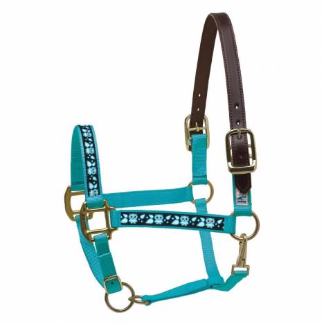 Perri's Leather Ribbon Safety Mini Halter - Owls