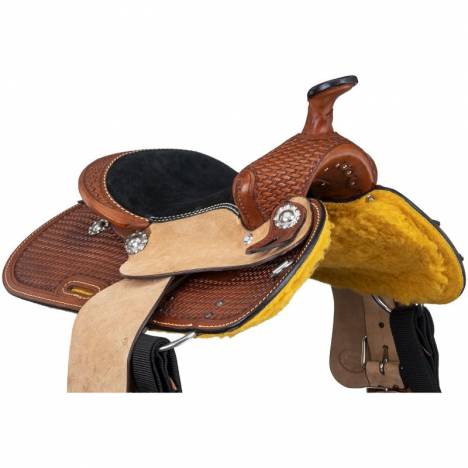 Ozark Mini Basket Tooled Saddle