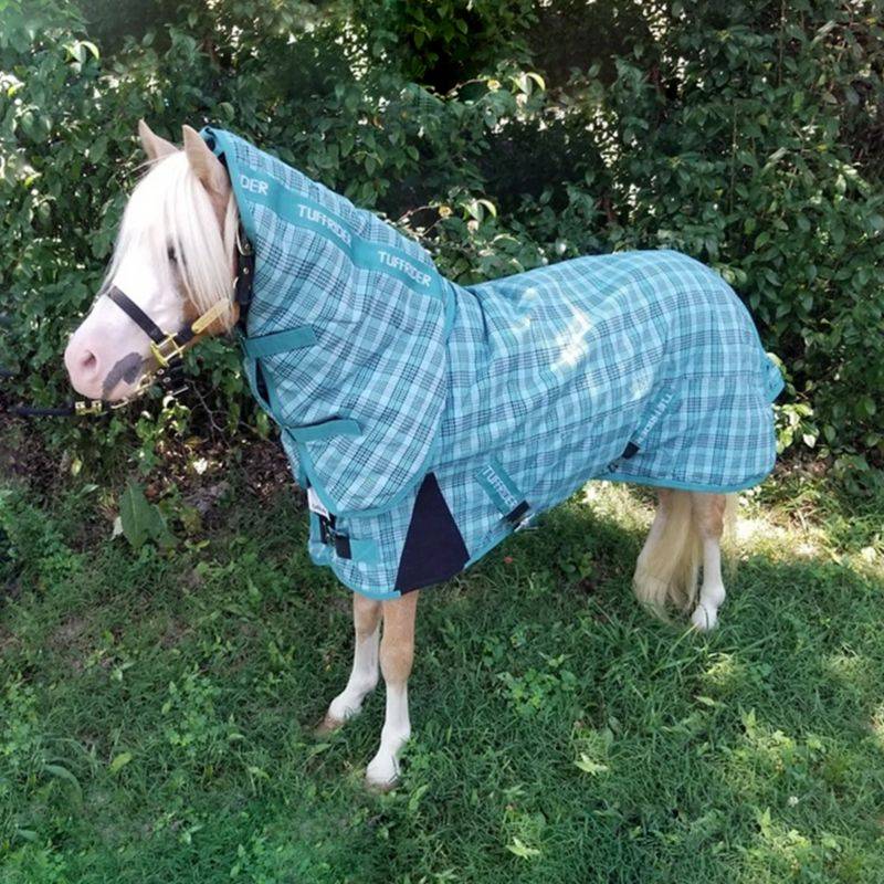 TuffRider 1200D Ripstop Medium Weight Mini Turnout Blanket with Combo Neck