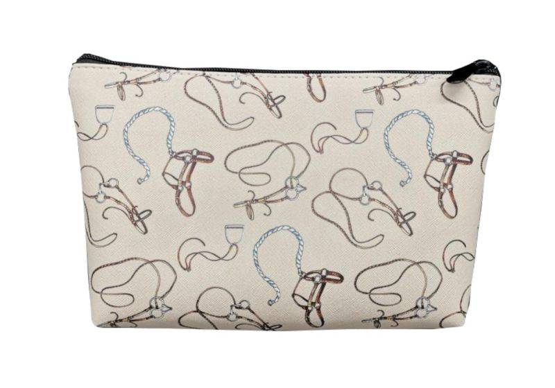 AWST Int'l "Lila" Bridles n' Things Cosmetic Pouch