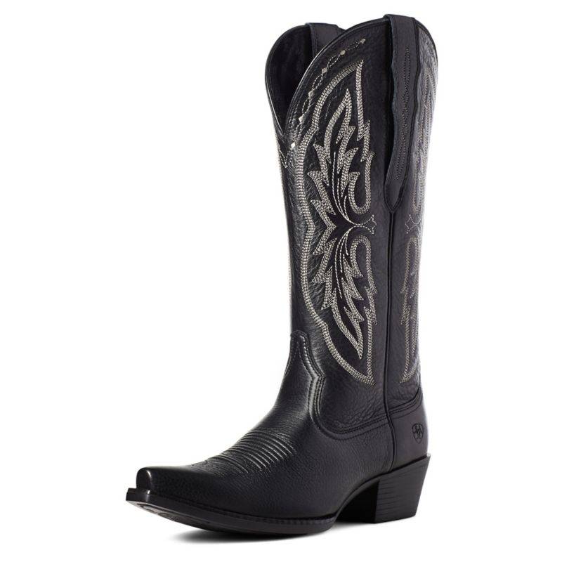 Ariat Ladies Heritage Elastic Boots 8 C Black