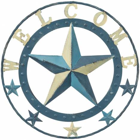 Welcome Star - 18" - Blue/Beige - 18"