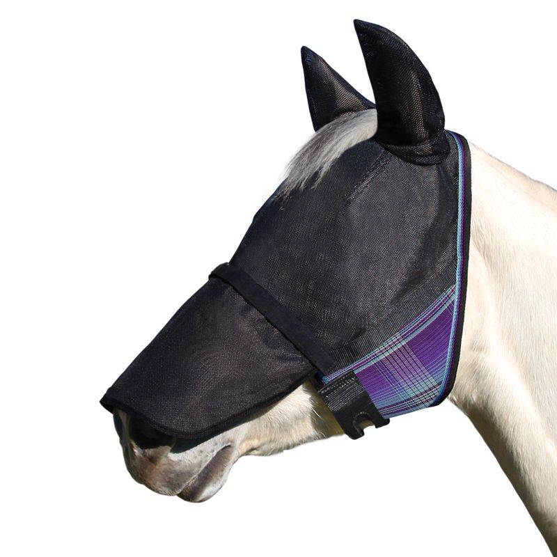 Kensington Uviator Catchmask 90% UV Fly Mask with Removable Nose & Soft Ears