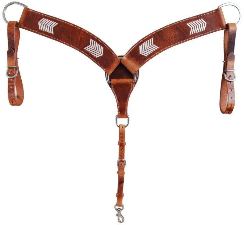 Oxbow Nevada Breast Collar with Rawhide Weaving