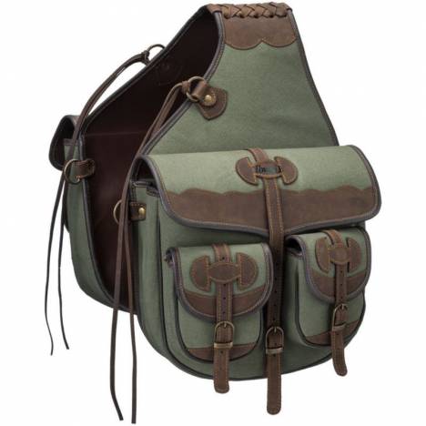 Tough1 Canvas Trail Bag with Leather Accents