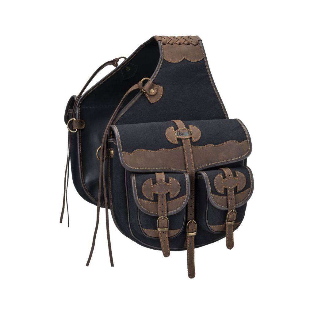 Tough1 Canvas Trail Bag with Leather Accents