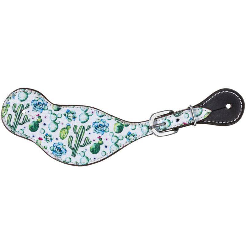 Tough1 Ladies Cactus Print Spur Straps