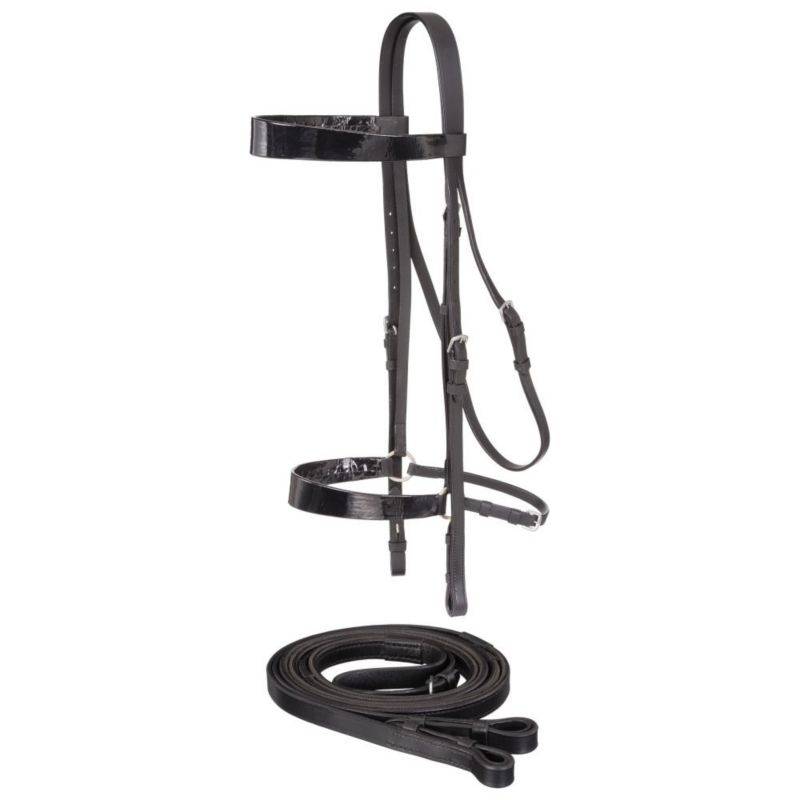 EquiRoyal Draft Horse Saddle Seat Bridle