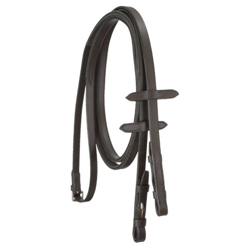 Silver Fox English Reins with Rubber Grip