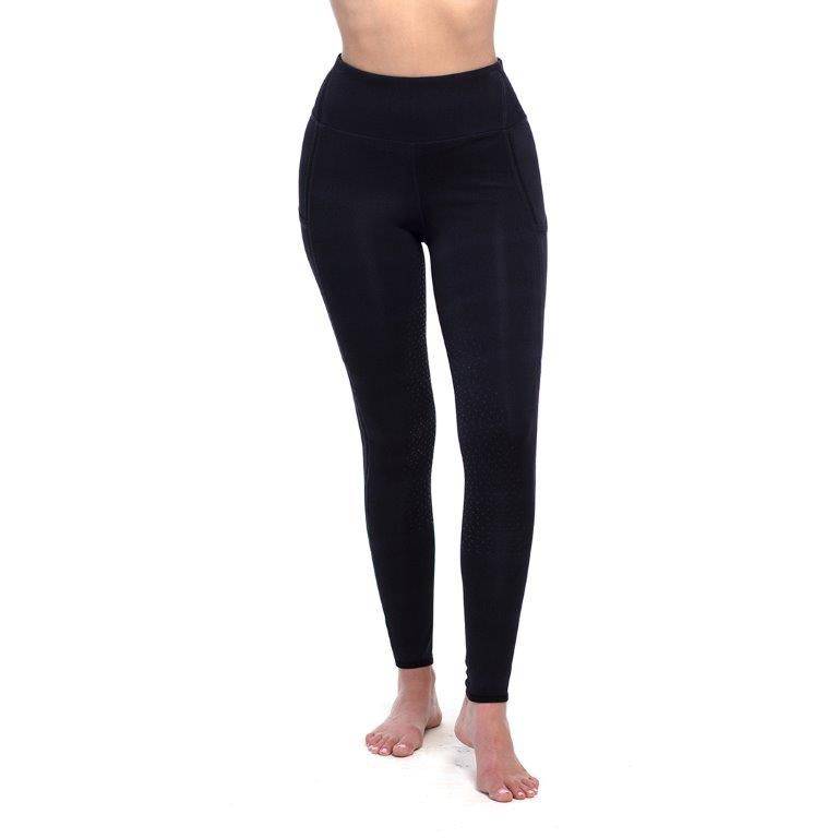 Goode Rider Shaper Fleece Tights L  Black