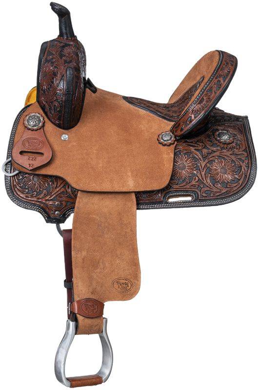 Royal King Dublin Two-Tone Barrel Saddle