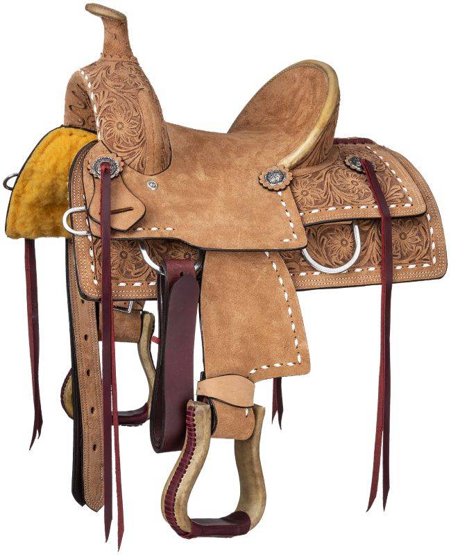 Royal King Kirby Kids Roughout Roper Saddle