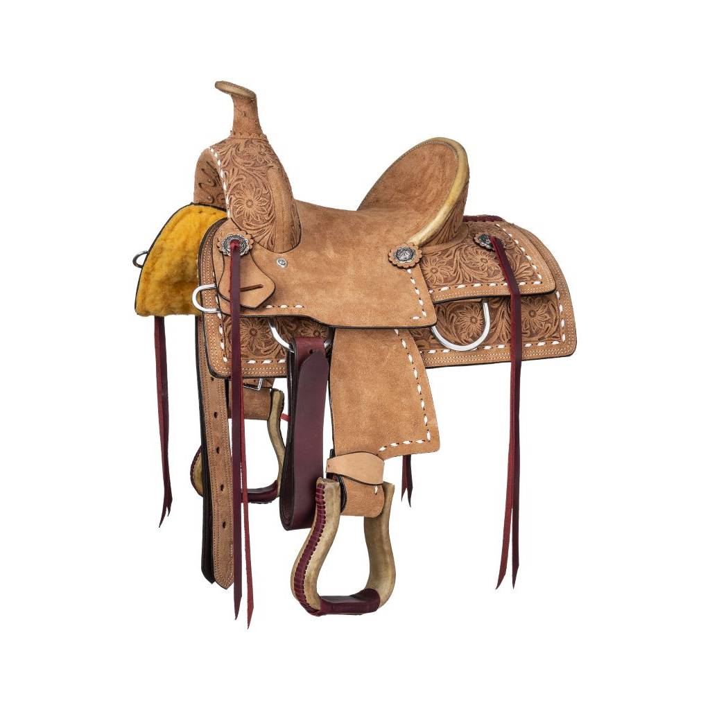 Royal King Kirby Kids Roughout Roper Saddle