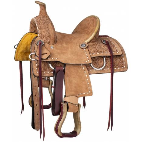 Royal King Kirby Kids Roughout Roper Saddle