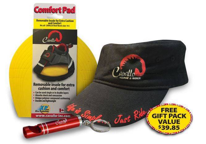 Cavallo 3-Pack Cap/Comfort Pad/Keychain