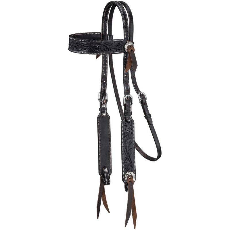 Tough1 Clifton Browband Headstall with Conchos